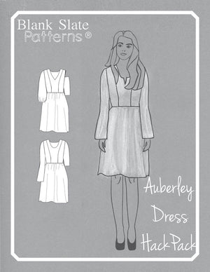Auberley Hack Pack Line Drawings - Auberley Baby Doll Dress Pattern - Sewing Pattern by Blank Slate Patterns