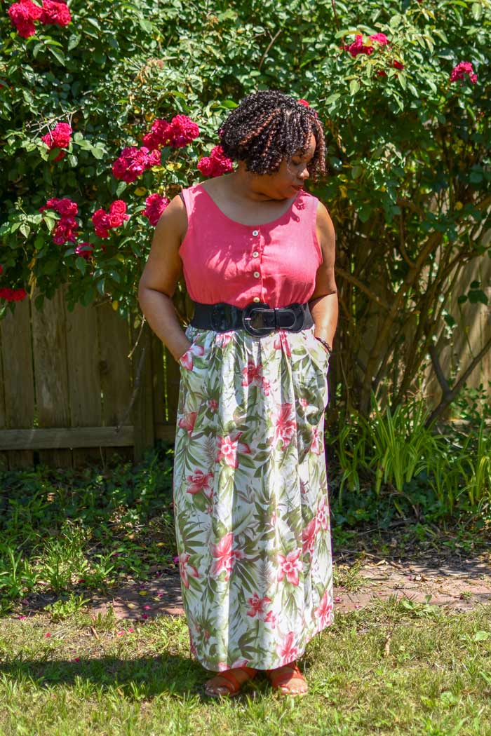 Catalina Dress Pattern by Blank Slate Patterns - Tank Maxi version