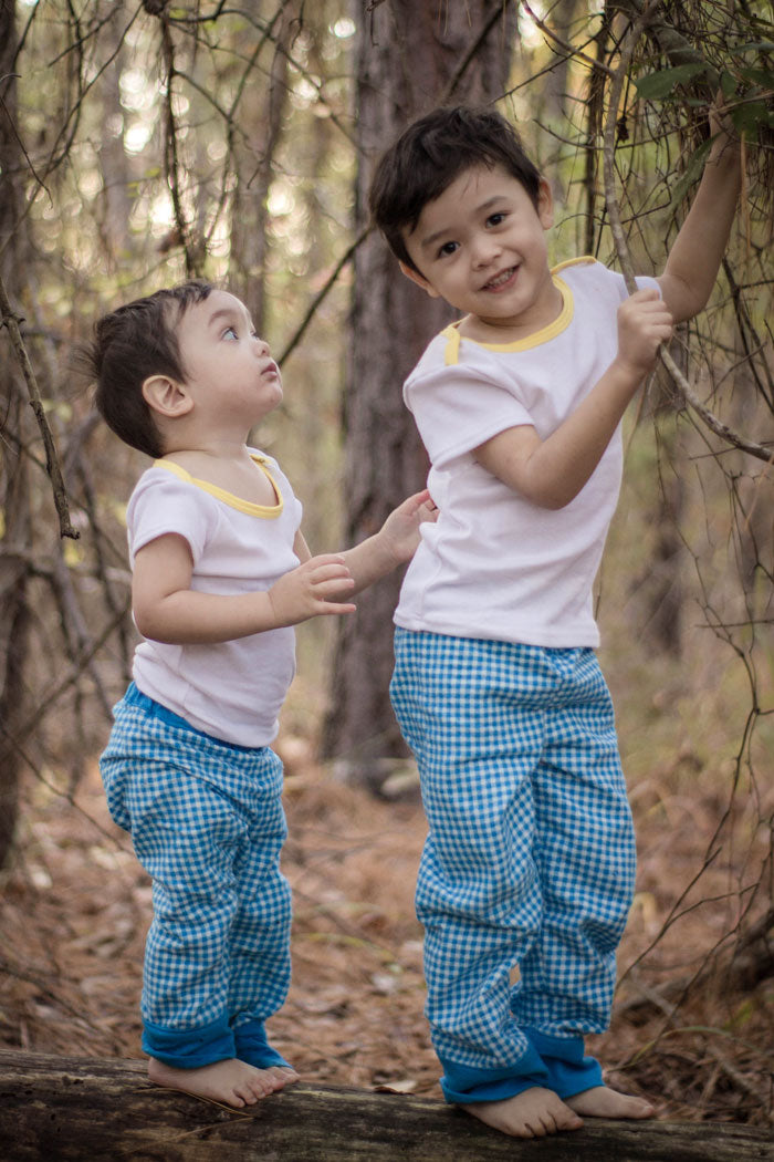 Snuggle Pajamas Sewing Pattern by Blank Slate Patterns for Babies, Boys and Girls 