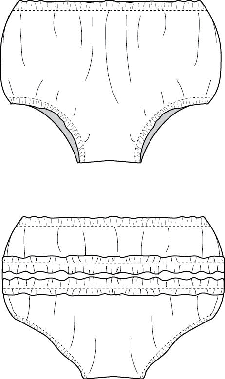 Bloomer Line Drawing