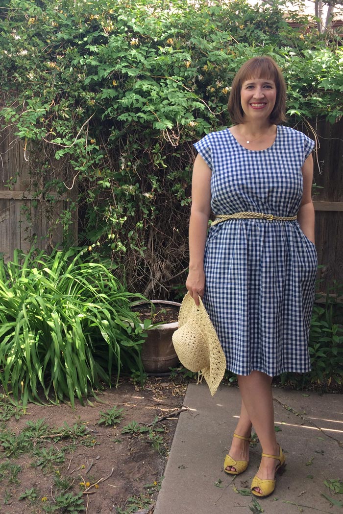 Catalina Dress Pattern by Blank Slate Patterns - Cap Sleeve version