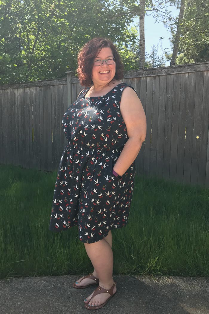 Catalina Dress Pattern by Blank Slate Patterns - Tank version