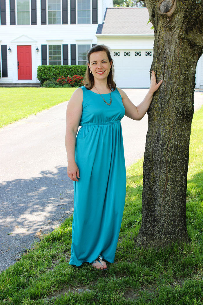 Catalina Dress Pattern by Blank Slate Patterns - Tank Maxi version