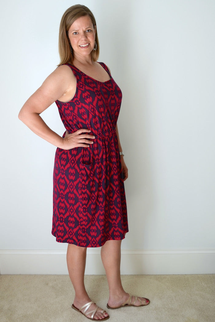 Catalina Dress Pattern by Blank Slate Patterns - Tank version