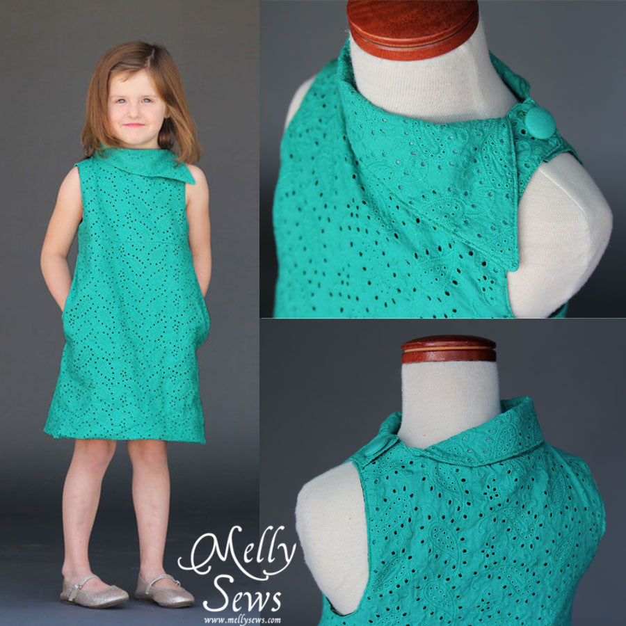 Fresh Bloom Frock pdf sewing pattern from Blank Slate Patterns