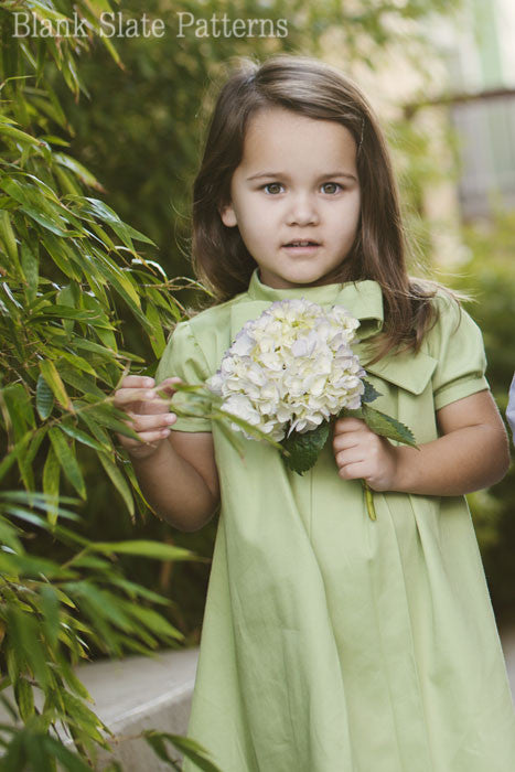 Little Bow Pleat pdf sewing pattern by Blank Slate Patterns