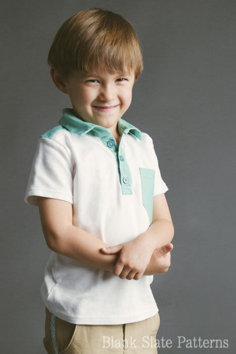 Perfect Polo pdf sewing pattern by Blank Slate Patterns