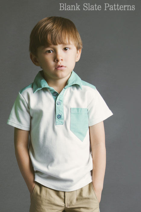 Perfect Polo pdf sewing pattern by Blank Slate Patterns