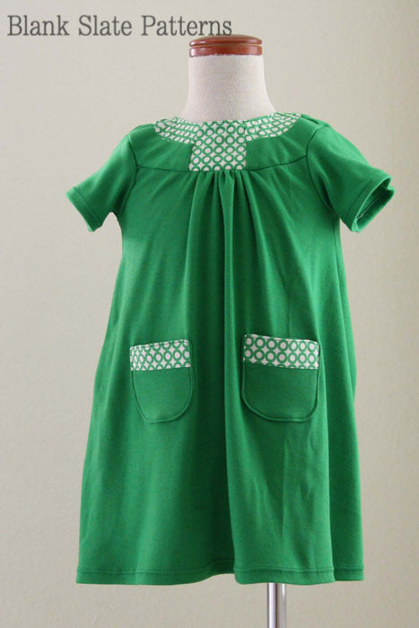 Pristine Swing Dress pdf sewing pattern by Blank Slate Patterns