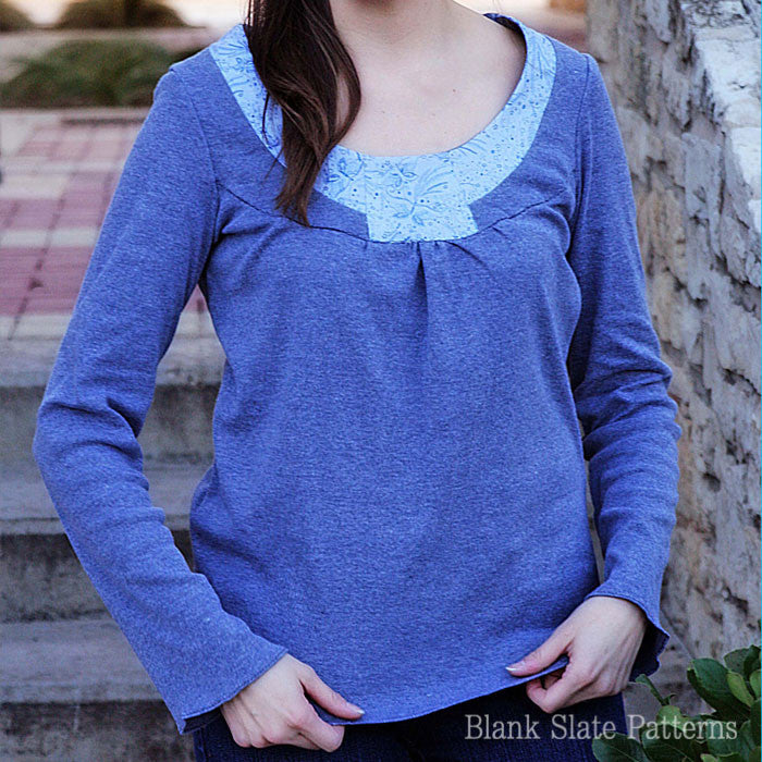 Rose T-Shirt pdf sewing pattern by Blank Slate Patterns