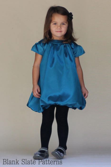 Tiny Bubbles Dress pdf sewing pattern by Blank Slate Patterns 