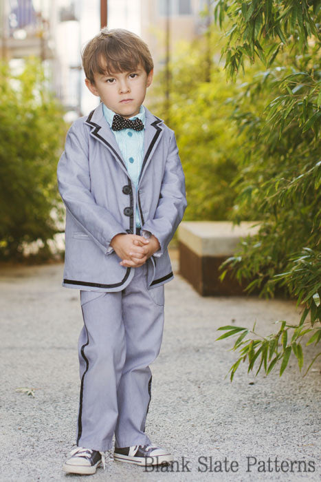 Trendy Tuxedo pdf sewing pattern by Blank Slate Patterns 